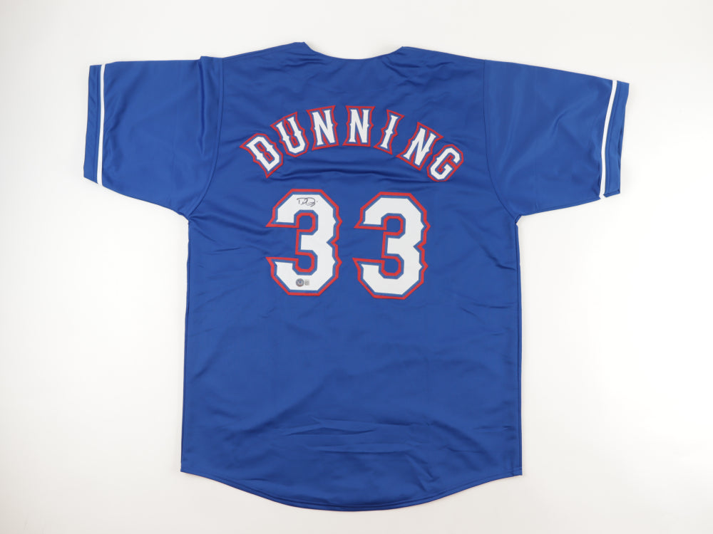 Dane Dunning-Pitcher-Texas Rangers- Signed Jersey-Beckett