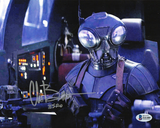 Chris Bartlett: Mandalorian "Zero": signed 8x10-See Description (L1)