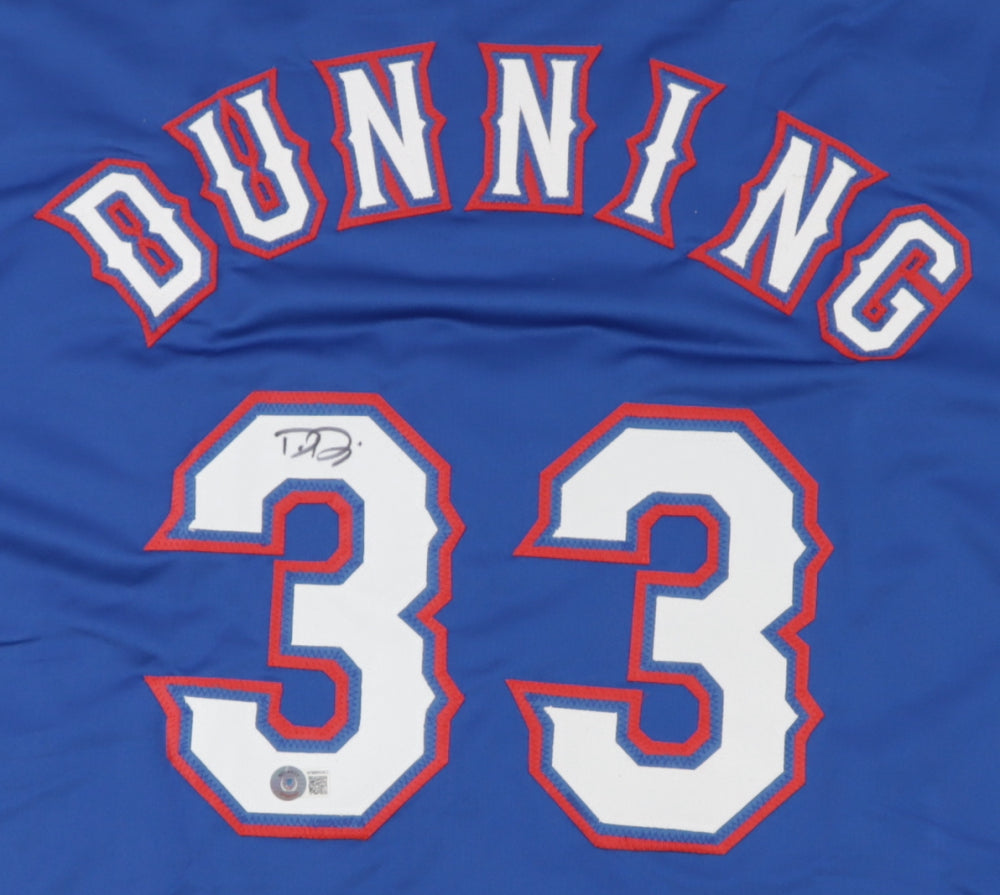 Dane Dunning-Pitcher-Texas Rangers- Signed Jersey-Beckett