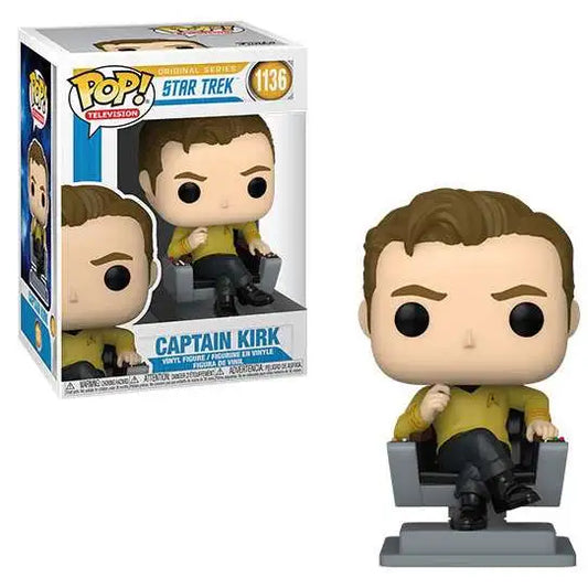 Captain Kirk Vinyl Figure #1136 [in Chair] See Description (L1)